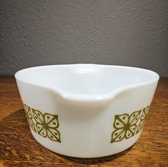 PYREX Autumn Floral Verde Casserole Dish 474-B 1.5 QT - Picture 5 of 9